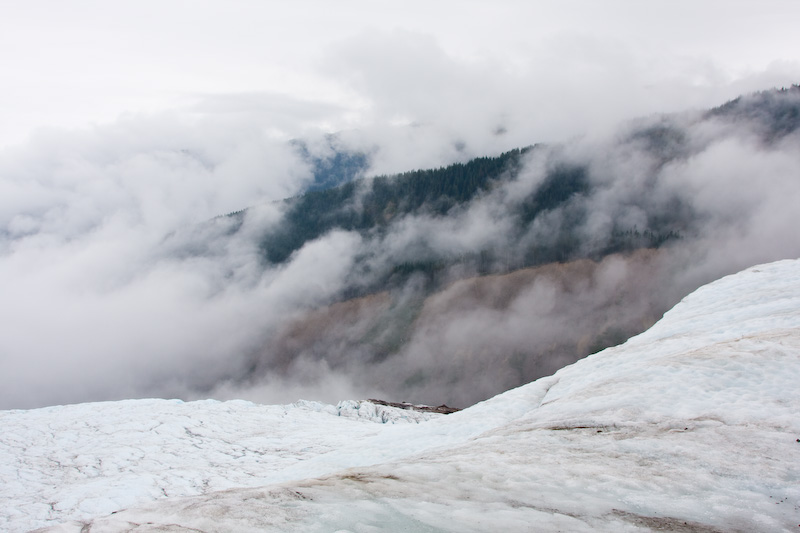 Clouds Above The Roosevelt Glacier